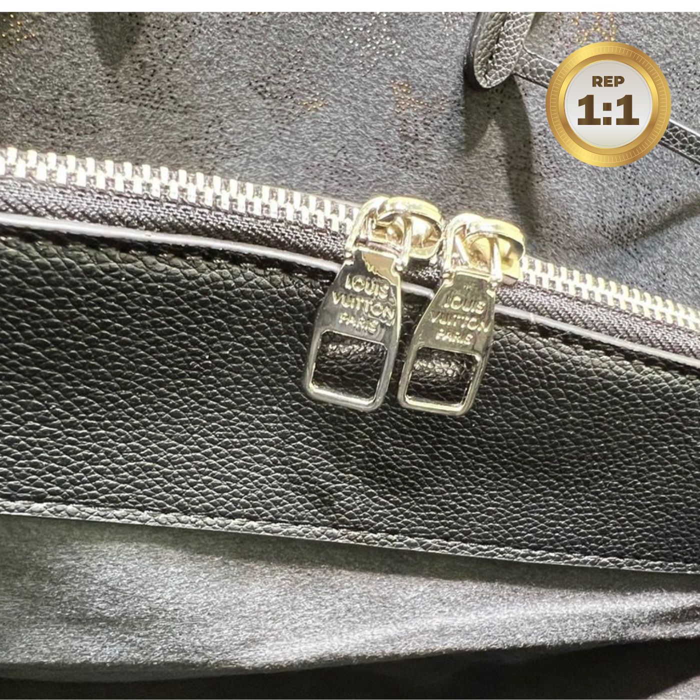 [REP 1:1] Louis Vuitton Bella Tote Mahina Black For Women 12.6in/32cm